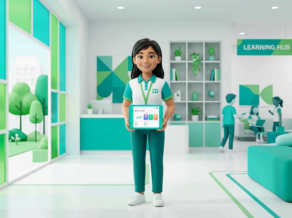 Ilustrasi Sekolah 3D